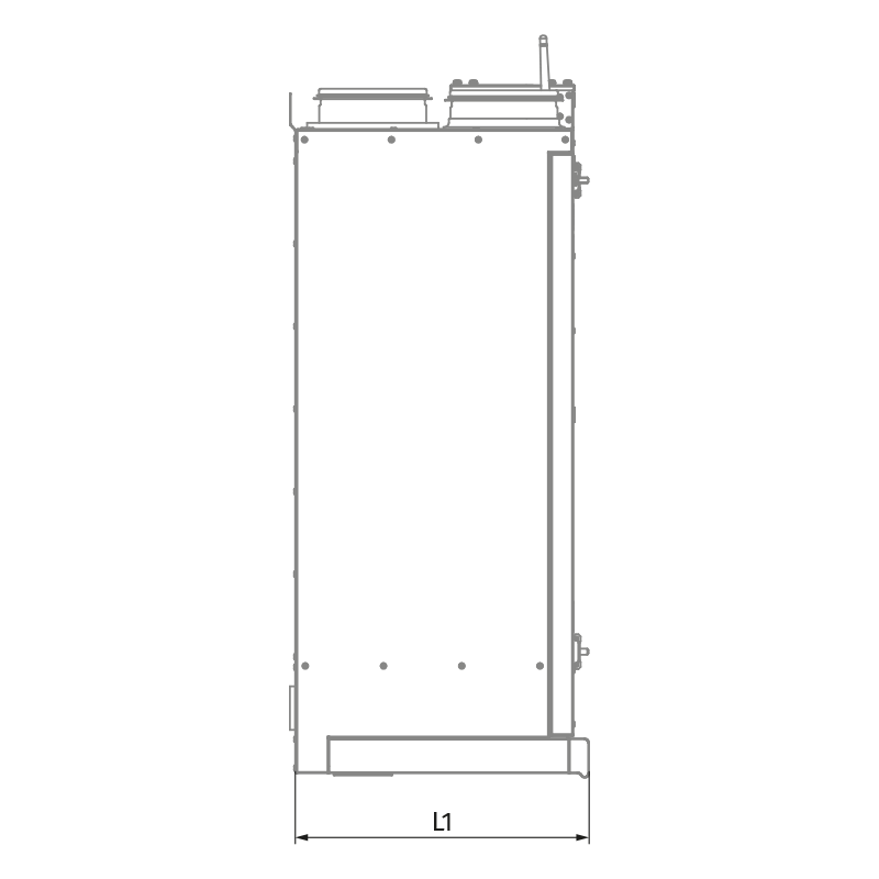 Blauberg KOMFORT Roto EC SKS 202 R S21 - Dimensions