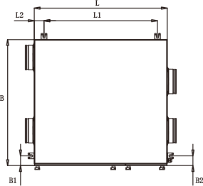 Blauberg KOMFORT GLA D250 - Dimensions