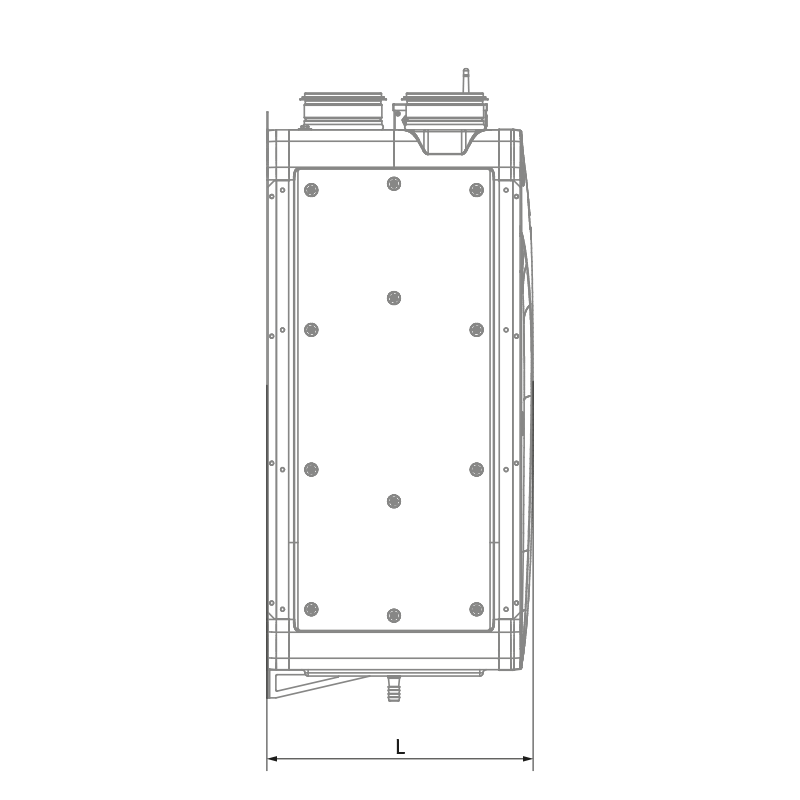 Blauberg Reneo SE 240 L S21 CF - Dimensions
