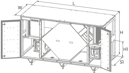 Blauberg BlauAIR CFH 5000 - Dimensions