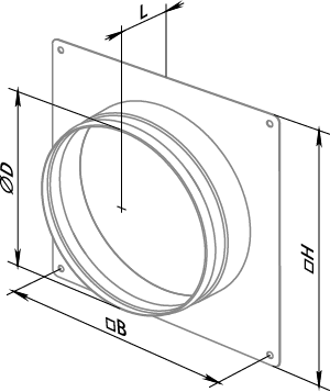 Blauberg FQZ 80 - Dimensions