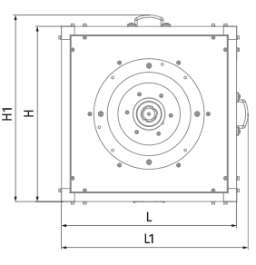 Blauberg Iso-VK 630 4D - Dimensions