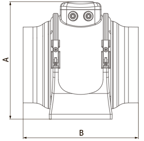 Blauberg Primo 200 - Dimensions