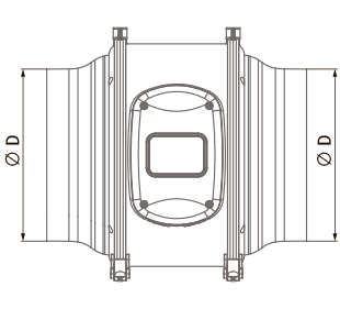 Blauberg Primo 200 - Dimensions