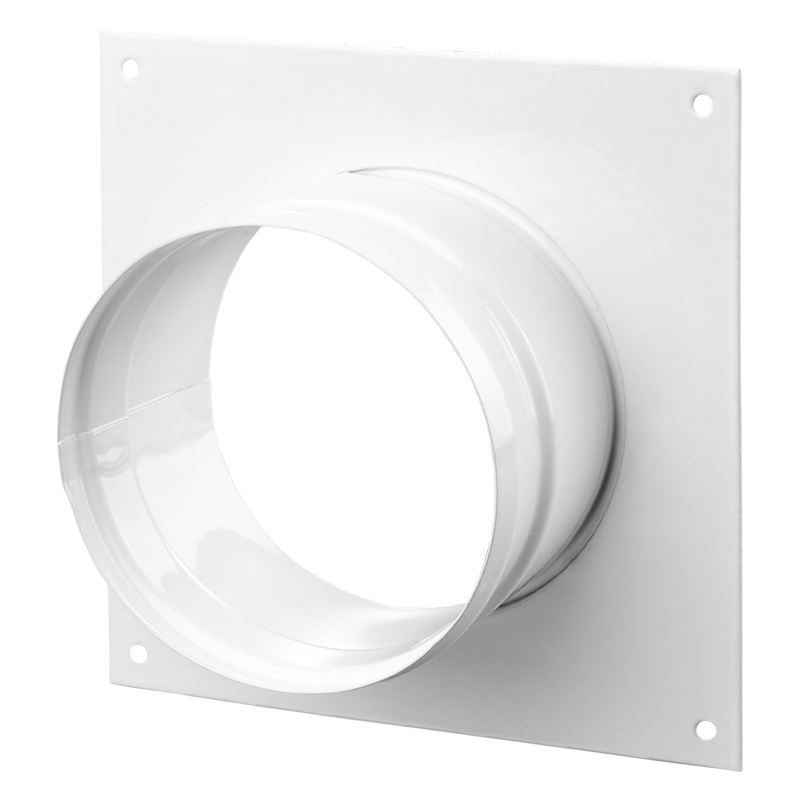 Blauberg FQM 200 - Spigot with a plate for round ducts