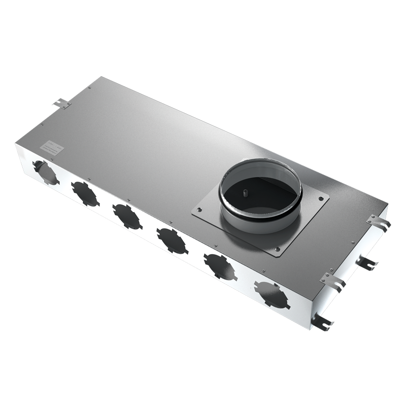 Series Blauberg Metal air distribution boxes 75 mm - System 75 - Radial ductwork