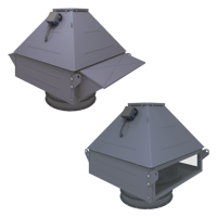 Roof smoke extraction fans - Сentrifugal smoke extraction fans - Series Blauberg Tower-S