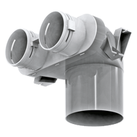 System 75 - Radial ductwork - Series Blauberg BlauFast RPZ 125/75x2 01