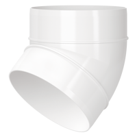 Plastic ductwork - Air distribution - Series Blauberg BlauPlast 45° RB