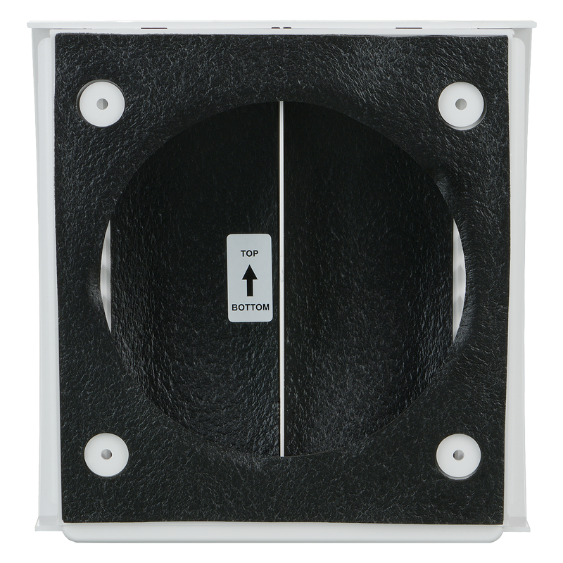 Blauberg AH-10 white 100 - Plastic hoods decoration of supply and exhaust vents of public, residential and industrial ventilation systems
