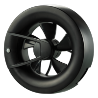 Residental wall fans - Domestic ventilation - Blauberg O2 black